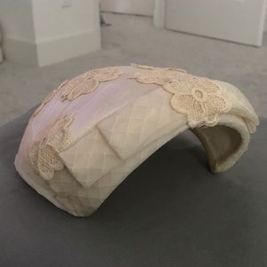 Cream colored vintage hat
